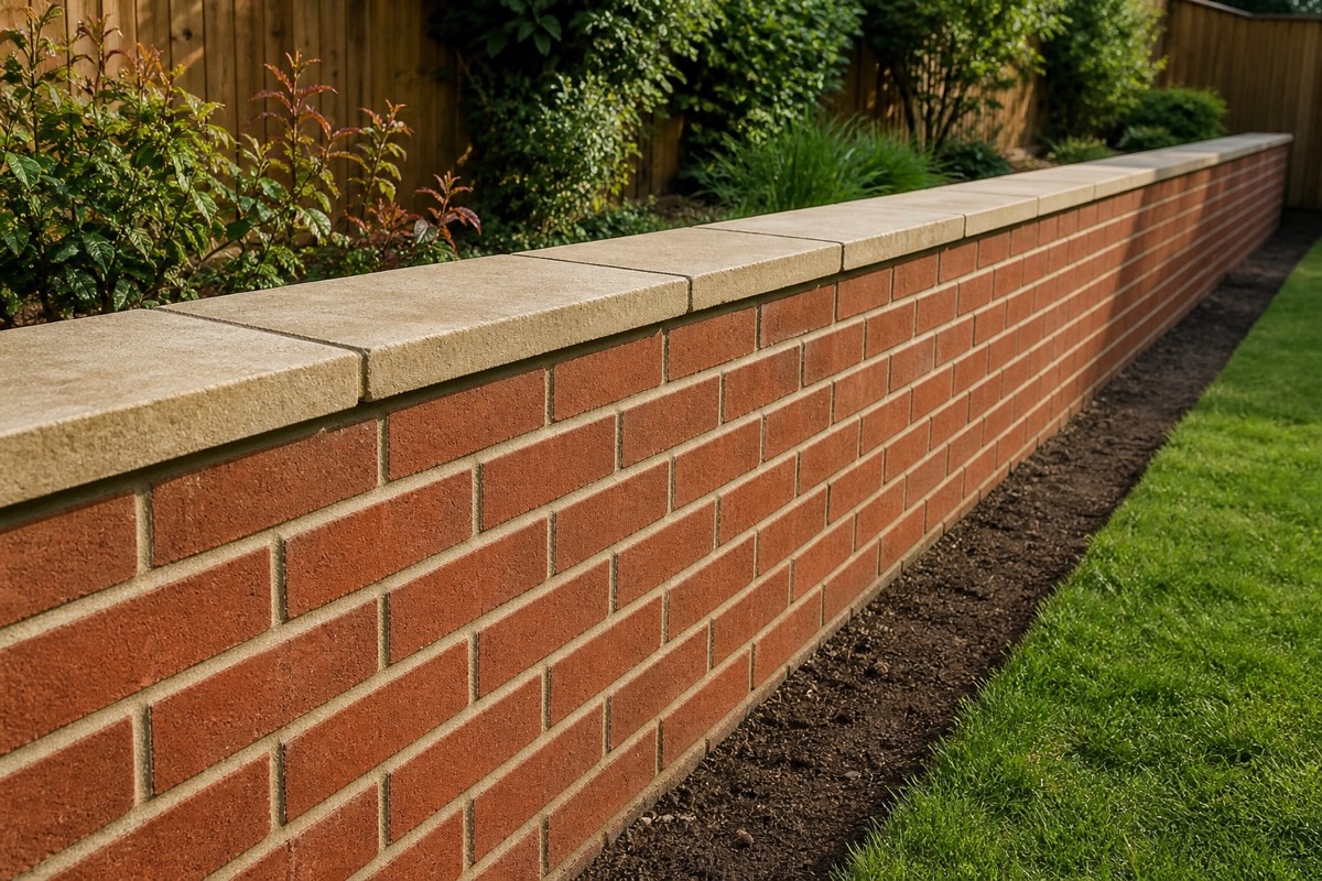 Garden wall brickwork for homes in Lincolnshire